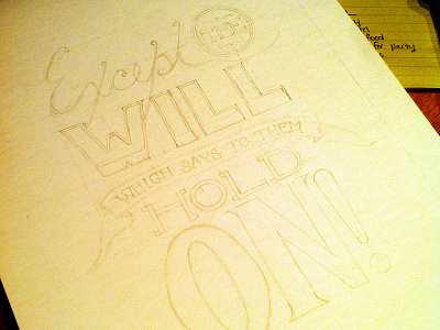 Except The Will art christmas design hand lettering inspiration lettering paper type typography