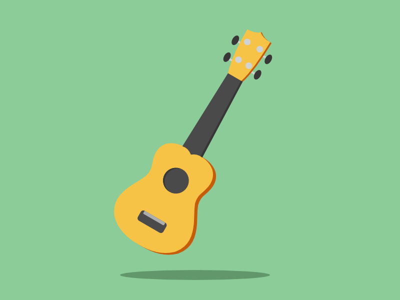 Simple Ukulele adobeillustrator affinitydesigner vector illustration design affinity designer