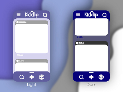 Kickflip concept feed 2d app branding design icon ui ux