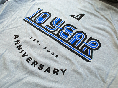 BigCommerce 10 Year Anniversary Logo bigcommerce design hoodie logo typography