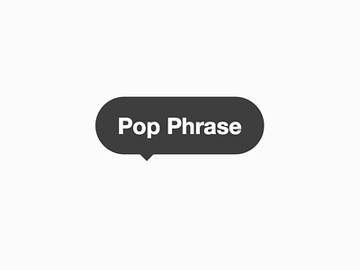 Pop Phrase app catchphrase game logo mobile phonegap