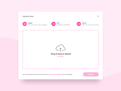 Daily UI 31 - File Upload 031 daily ui daily ui 31 dribbble file upload redesign ui upload