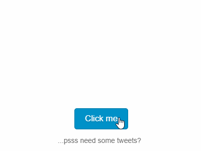 Need tweets? animation button css demo freebie html svg twitter