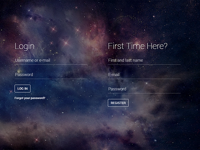 Freebie! Fancy login/register html page (look at demo) animation canvas css3 freebie html login register ui