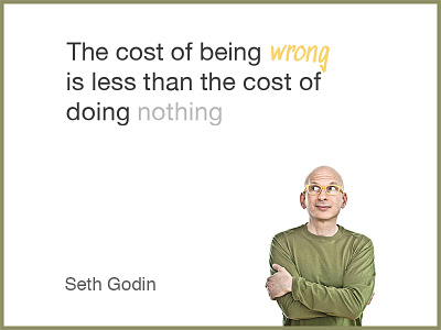 Seth Godin inspiration quote