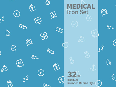 Medical Icon Set icon icon a day icon set iconography medical sign symbol system ui ux