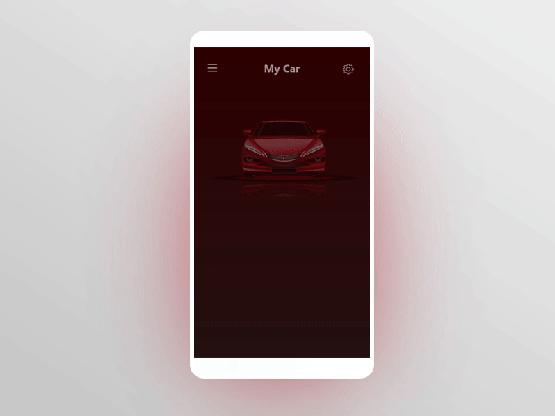 Car Management App UI Animation