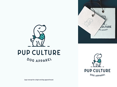 High-end dog apparel brand dog apparel dog logo dutch freelancer fun logo modern logo pet logos playful logo utrecht