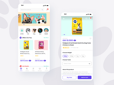 Pet Shop App Concept