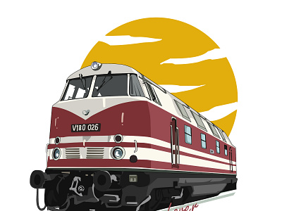 train lover design illustration illustrator indonesia train transport transportation travel vector vehicle vehicledesign