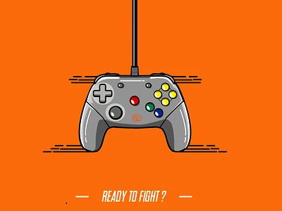 Joystick 64 05 contra design flat game gamer games icon illustration illustrator joystick legend logo mariobros minimal nes64 nintendo nintendo64 retro supermario vector