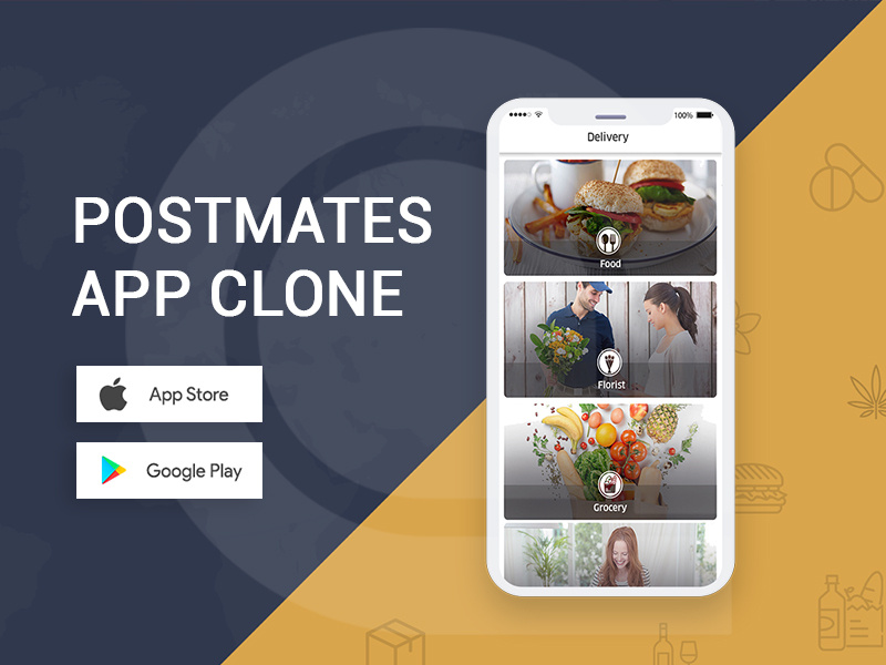 Postmates Clone App UI by AppEmporio on Dribbble
