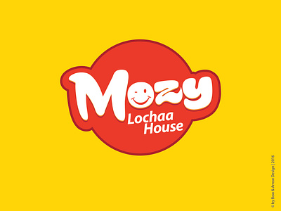 Logo design for fast food brand : Mozy locha house brand branding fast food food and beverage food logo graphic design house identity logo design logo design branding m logo typogaphy typography logo