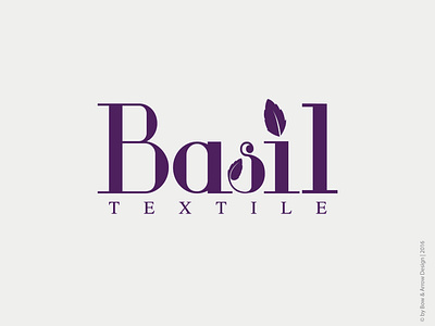 Logo design | Basil textile