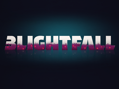 Blightfall Logo logo minecraft video game