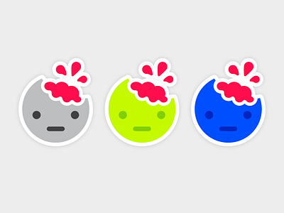 Brains Logo Stickers