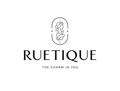 Ruetique - icon logo brand brand design brand identity branding clothes icon illustration logo logo design omar elnajmy