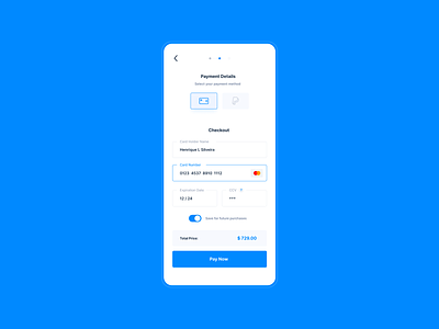 Daily UI 002 - Credit Card Checkout credit card checkout creditcard dailyui dailyui002 dailyuichallenge interface mobile ui ux