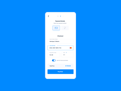 Daily UI 002 - Credit Card Checkout