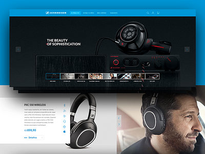 Sennheiser Ecommerce Concecpt