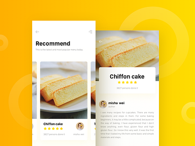 Food app app catering details page diet food menu recipes ui ux