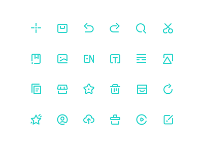 Tool icon by Misha add to album animation book collection delete english enlarge format graphical green icon market personal refresh revoke shear tool upload written words