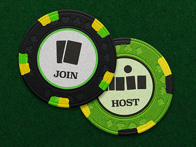 Bold Poker 3 Clay Buttons app illustration ios poker chip