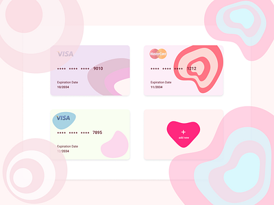 Credit Cards for a Candy Shop candyshop credit cards ecommerce design ui ux design uidesign