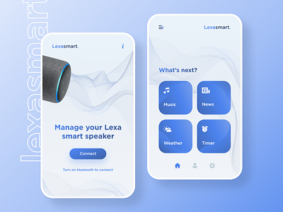 Lexasmart speaker setup app