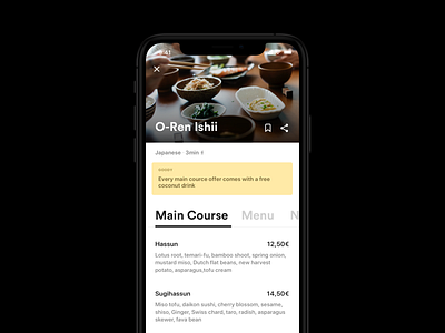 Restaurant & Lunch Guide App ios lunchguide redesign ux ui