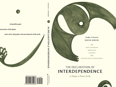 The Declaration of Interdependence book cover design indesign publication design