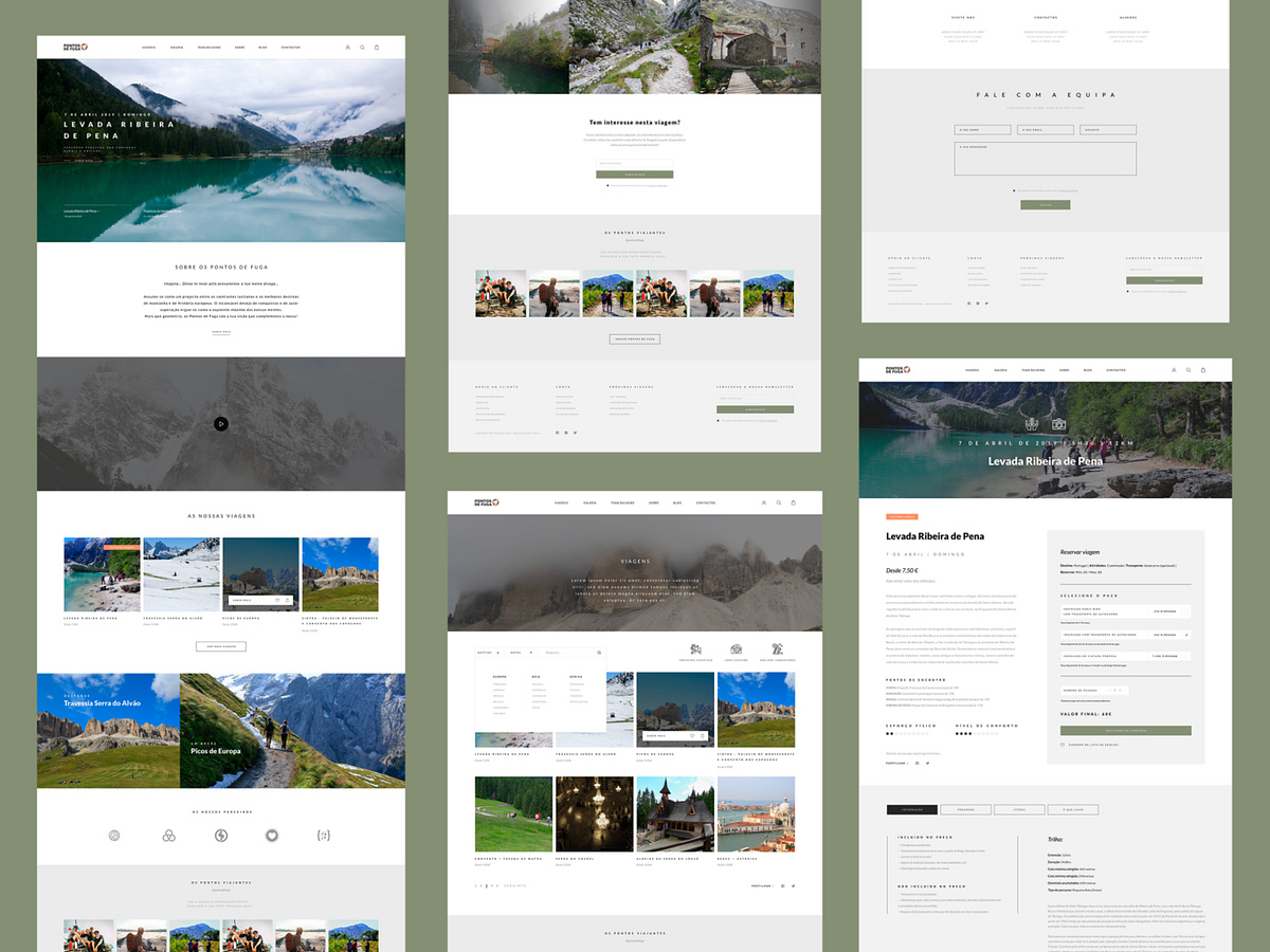 Based Landing Page Concept Preview by Sara Silva for willbe collective ...