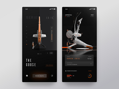 The Goose - futuristic UI