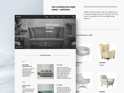 Furniture web concept