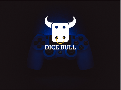 Dice Bull logo design