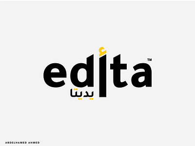 Edita Logo edit graphic design logo