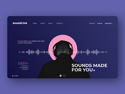 sound.me ui design