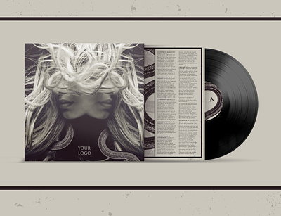 MEDUSA - vinyl Artwork & layout artwork artworkforsale band metal montage music template