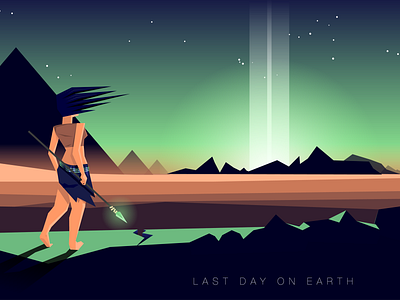 Last Days on Earth alien apocalypse apocalyptic design earth graphic human light stars videogame