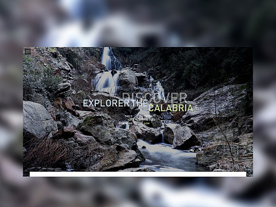 UI&UX \\ 1 - Concept cover web site for excursions