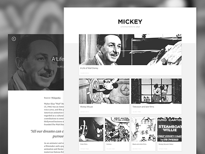 Mickey - a minimal Jekyll theme