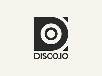 DISCO.IO logo logo music music service