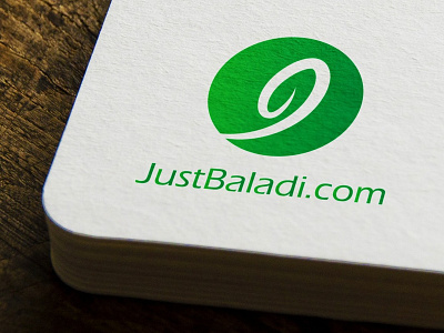 JustBaladi logo branding design elegant elegant design fresh logo mark natural organic sale sheet