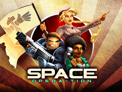 Space OperaTION UI & character design
