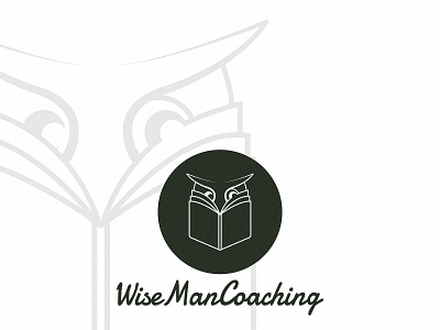Wiseman Logo design character design designers lifecoach logo logodesigns modernlogo monochrome owllogo simple design typography vector