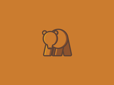 Bear Concept design dog illustration isotype logo logodesigner minimal vector