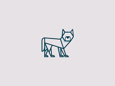 Wolf Concept animal logo design graphicdesign illustration isotype logo logodesign minimal vector wolf