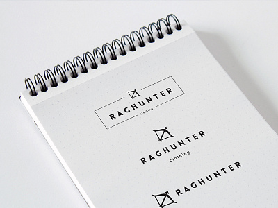 Raghunter Logo Development branding design logo mockup