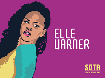 Elle Varner illustration vector