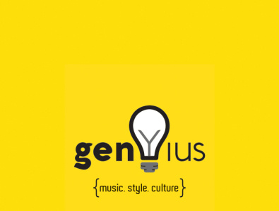 Gen-Yius logo magazine concept brand identity design logo magazine